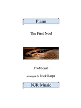 The First Noel piano sheet music cover